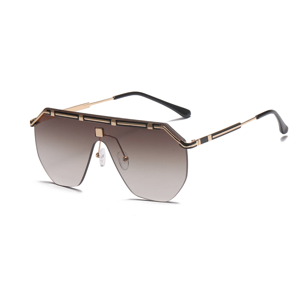 Women geometric oversized sunglasses Bowlift