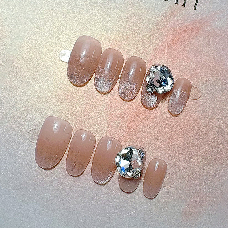 French Tip Press-On Nail Set Bowlift