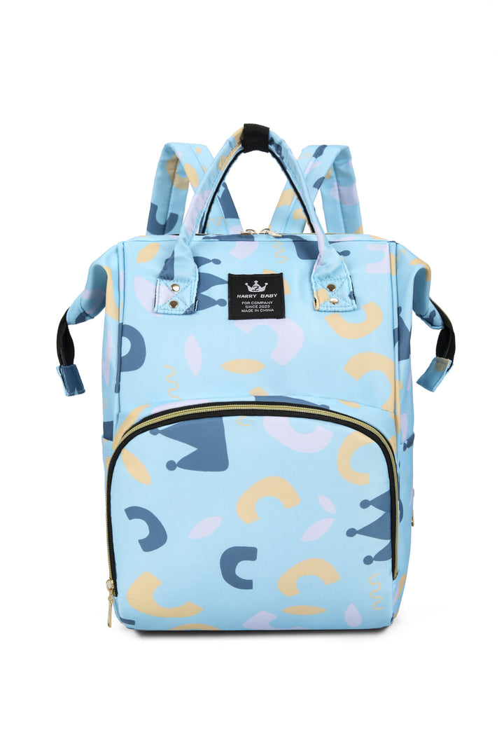 Stylish Floral Patterned Baby Care Backpack Bowlift