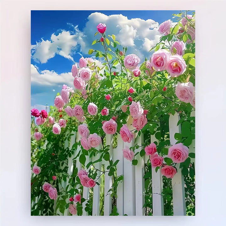 Contemporary Lotus Floral Canvas Art Print Bowlift