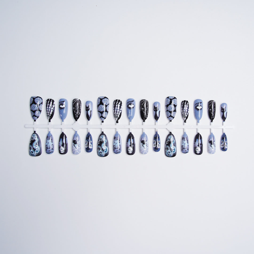 Artificial nail set with creative designs Bowlift