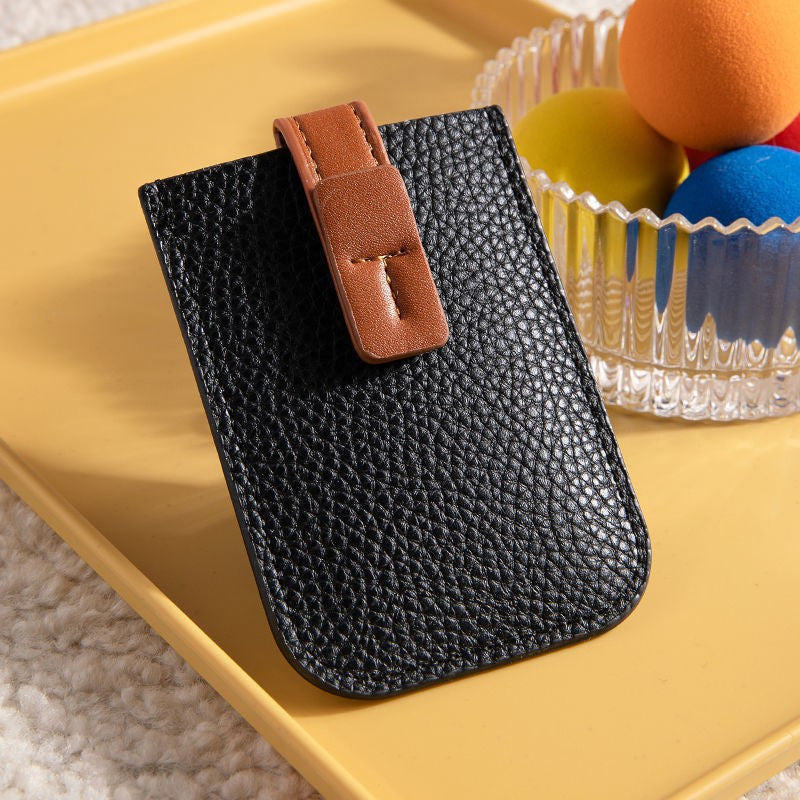 Elegant Leather Card Holder Bowlift