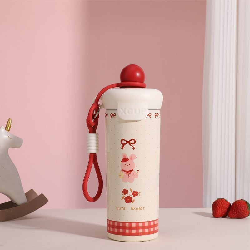 Ladies leisure drinking bottle with cute cat design Bowlift
