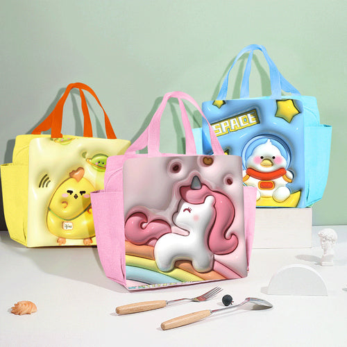 Fun Cartoon-Themed Tote Bag Bowlift