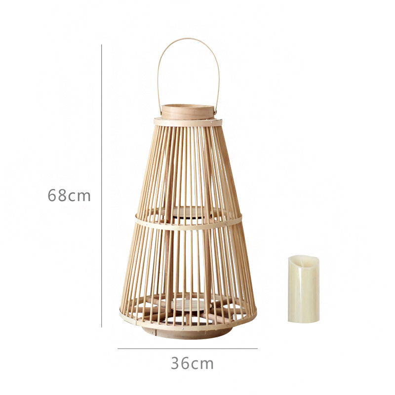 Stylish Rattan Lantern Bowlift