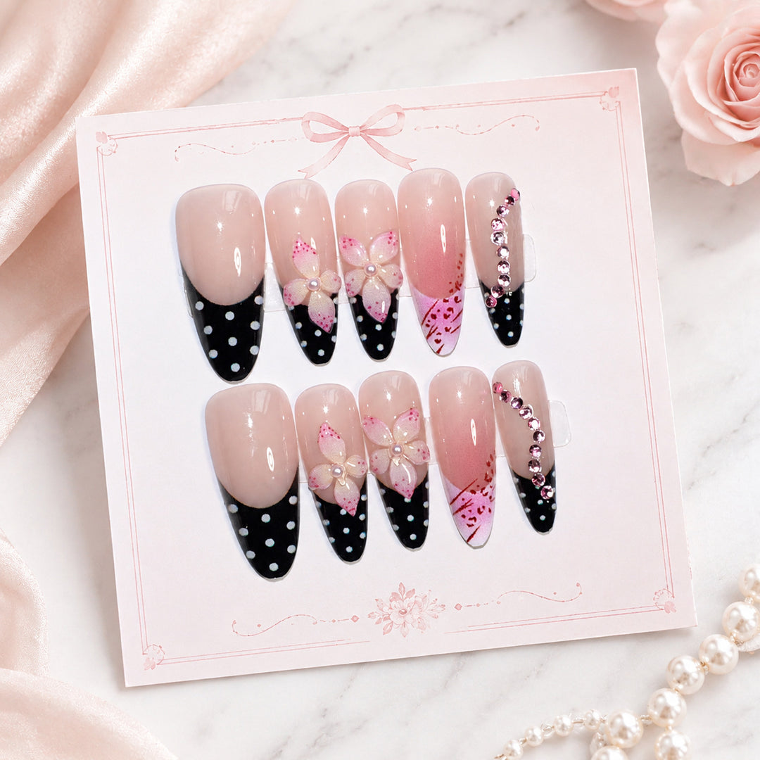 Premium Nail Stickers with Floral Patterns Bowlift