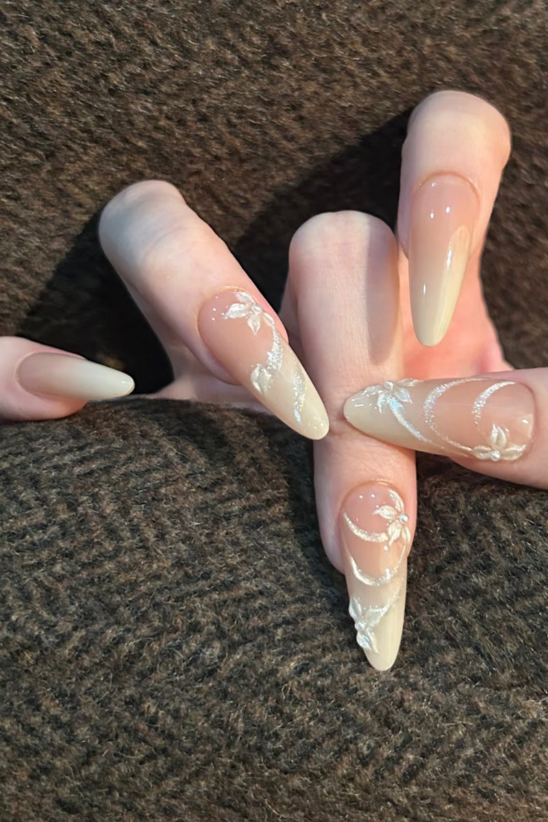 Floral Embellished Press-On Nails Bowlift 1789389210
