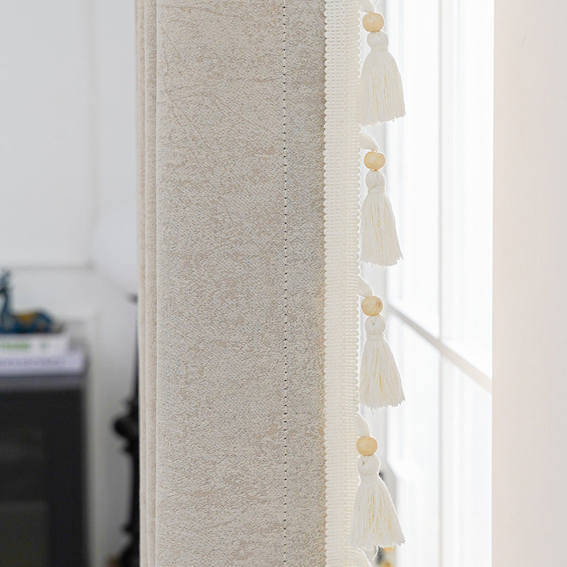 Decorative curtain with tassel trim Bowlift
