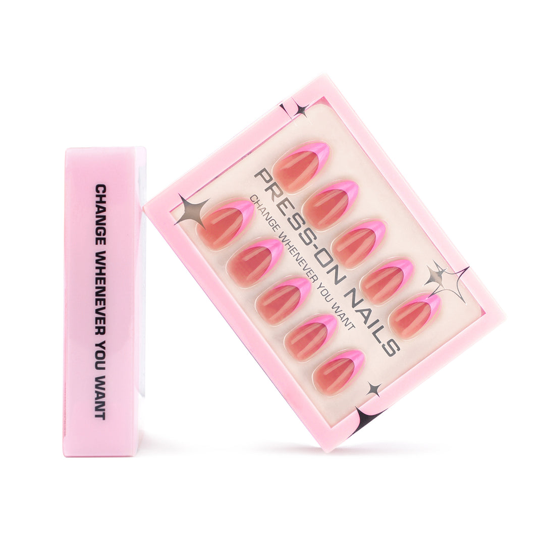 Artificial gradient press-on nails Bowlift
