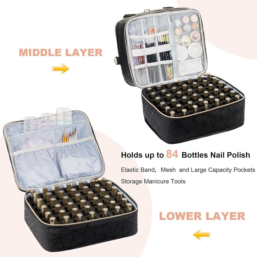 Cosmetic storage bag with multiple compartments Bowlift