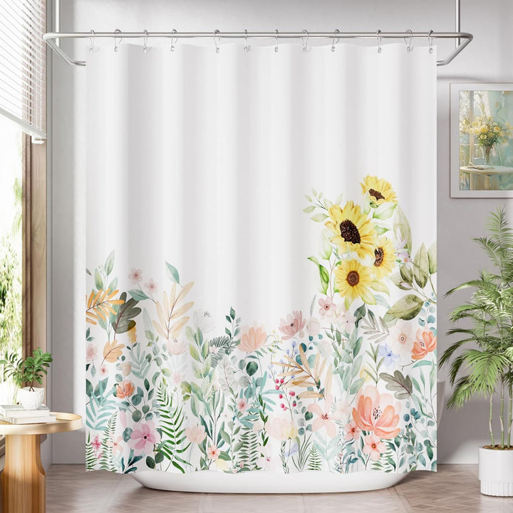 Modern Striped Shower Curtain Bowlift