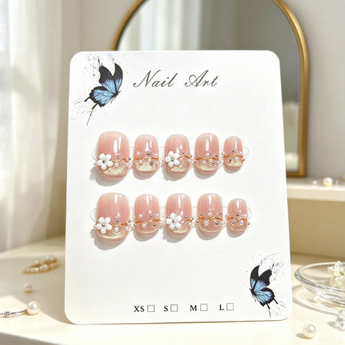 Decorative Floral Nail Art Set Bowlift