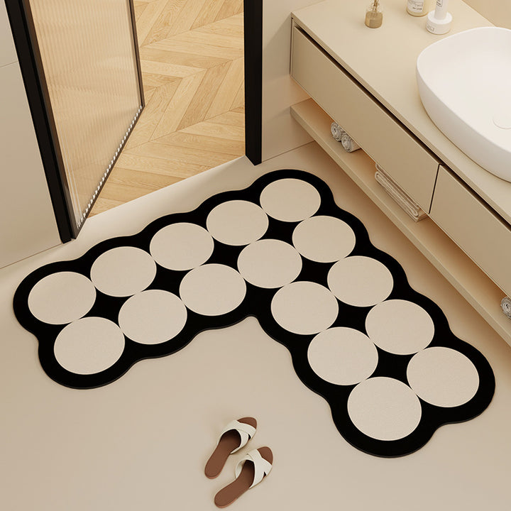 Unique Textured Bathroom Mat Bowlift