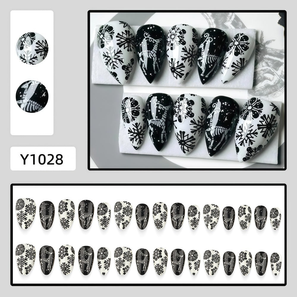 Artificial Nails in Modern Tribal Design Bowlift