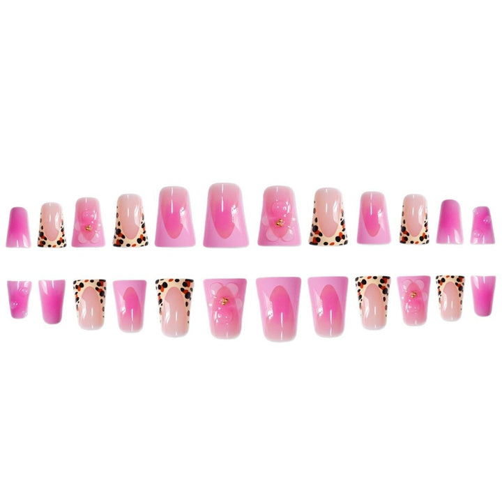Floral and Animal Print Press-On Nail Extensions Bowlift
