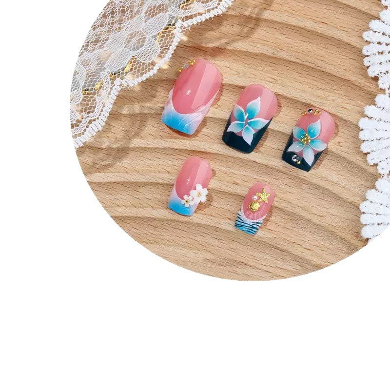 Decorative Floral Nail Art Extensions Bowlift 1787913768