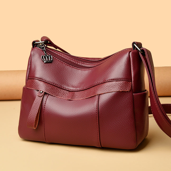 Elegant Multi-Pocket Shoulder Bag Bowlift