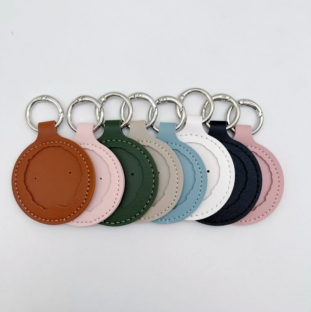 Personalized Leather Keychain Bowlift