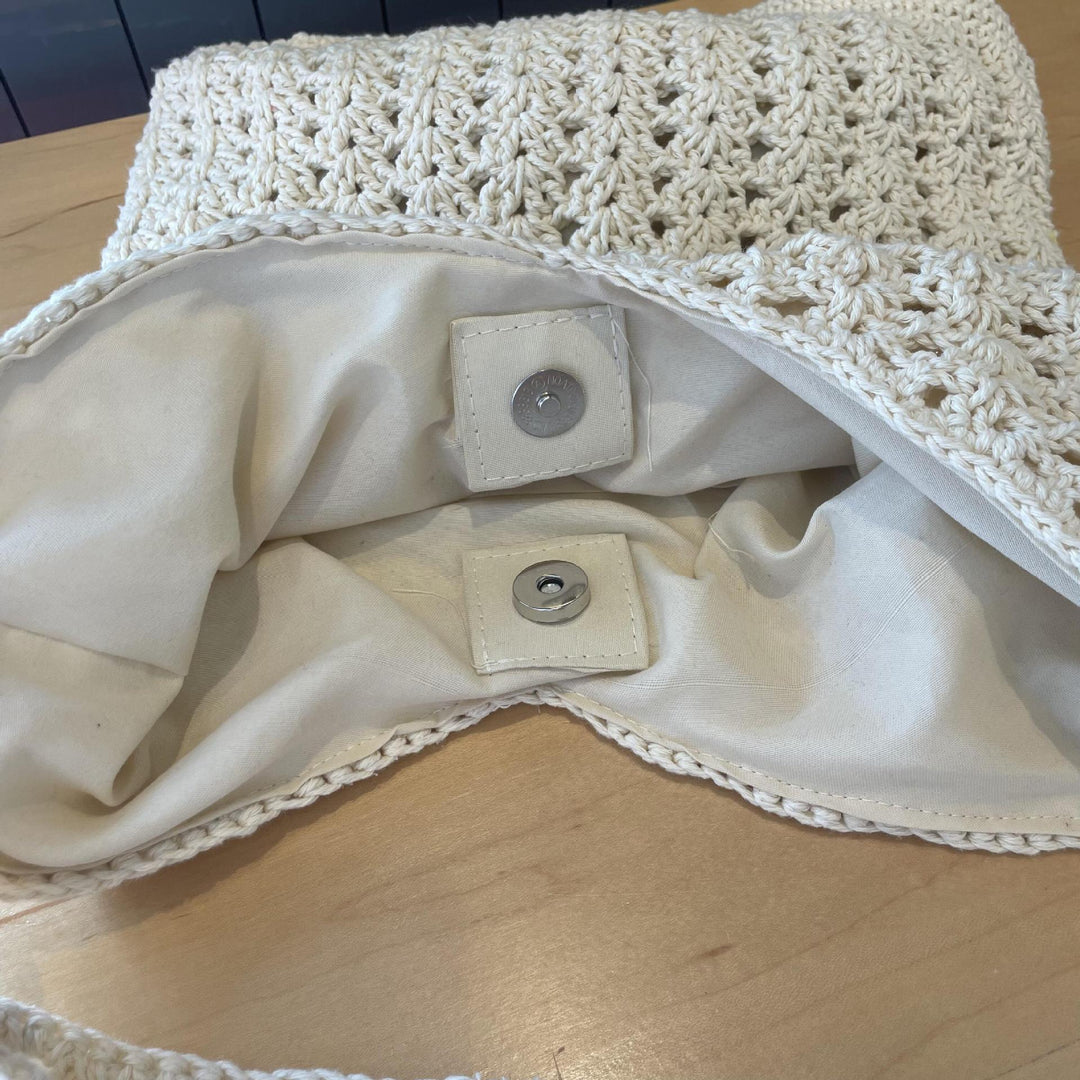 Handmade Macrame Tote Bag Bowlift