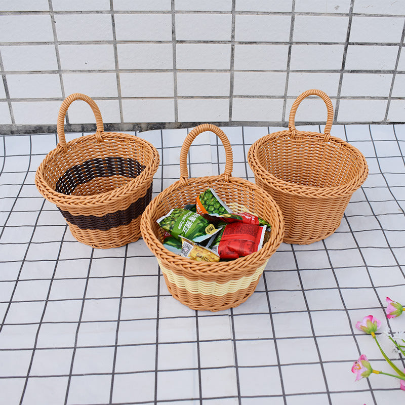 Handwoven Decorative Storage Basket Bowlift