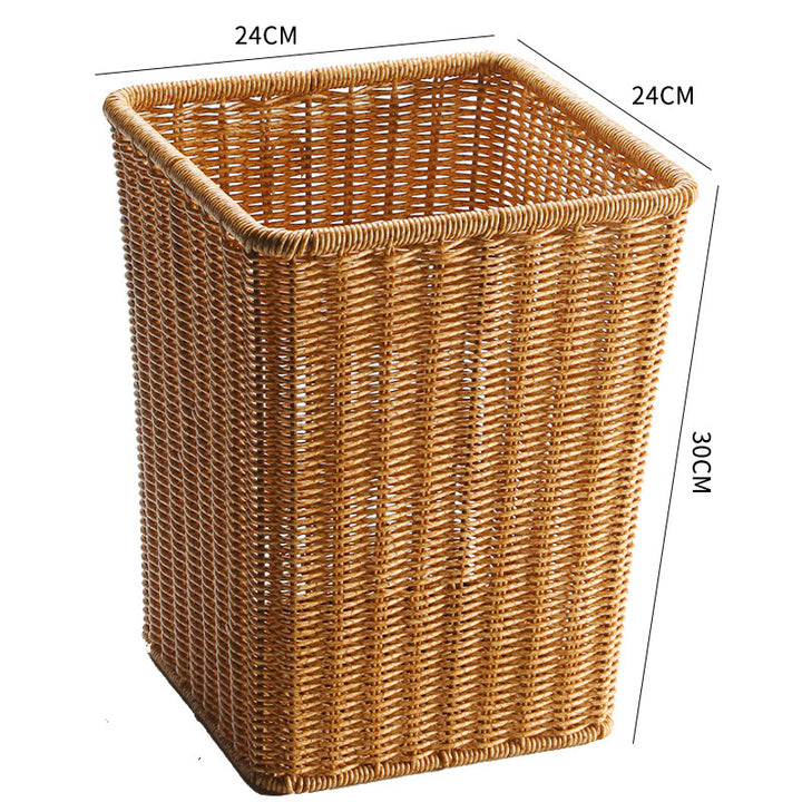 Unisex Rectangular Woven Waste Bin Bowlift