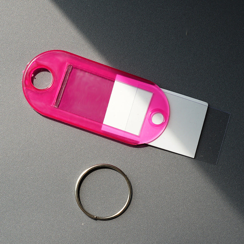 Unisex Multifunctional Label Tags with Transparent Window Bowlift