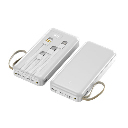multifunctional power bank with integrated cable Bowlift