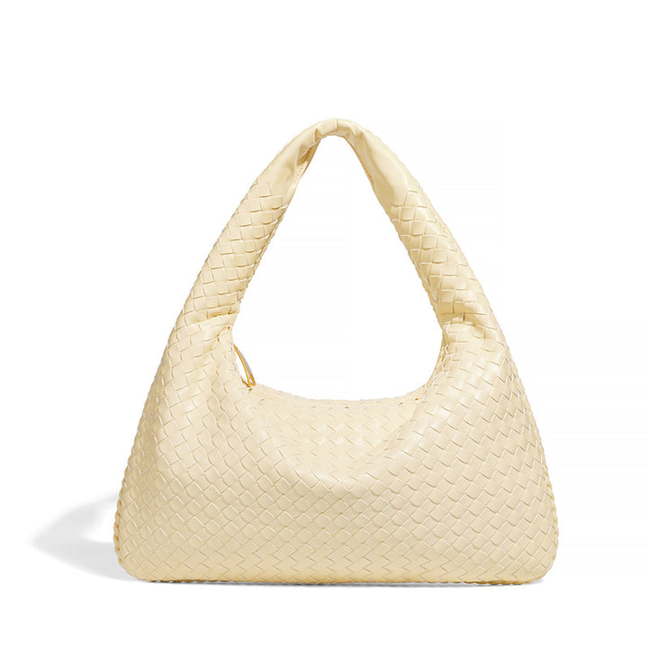 Woven Leather Hobo Bag Bowlift