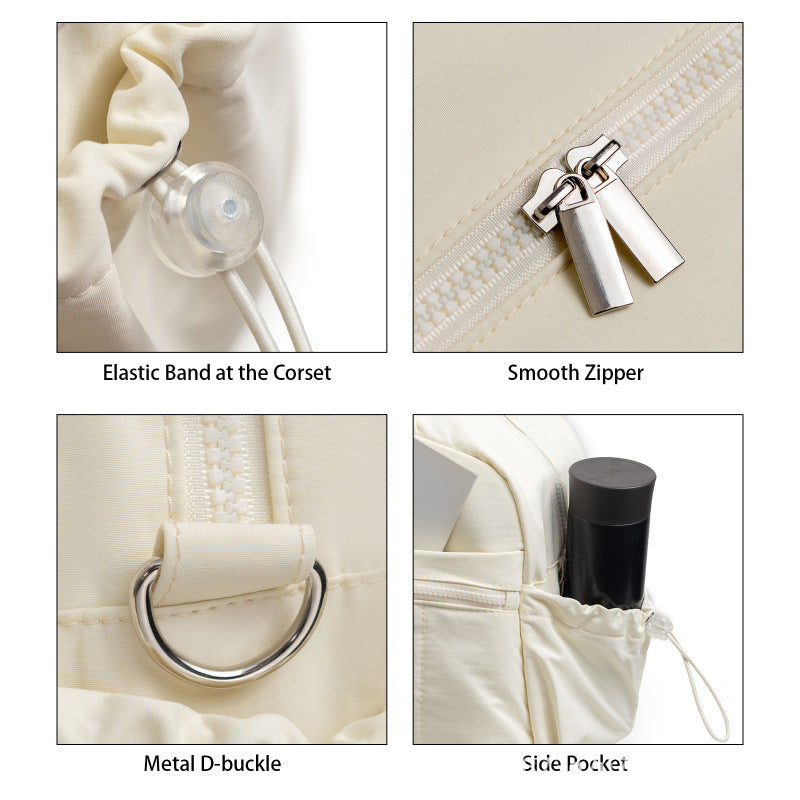 Padded travel bag with practical outer pockets Bowlift