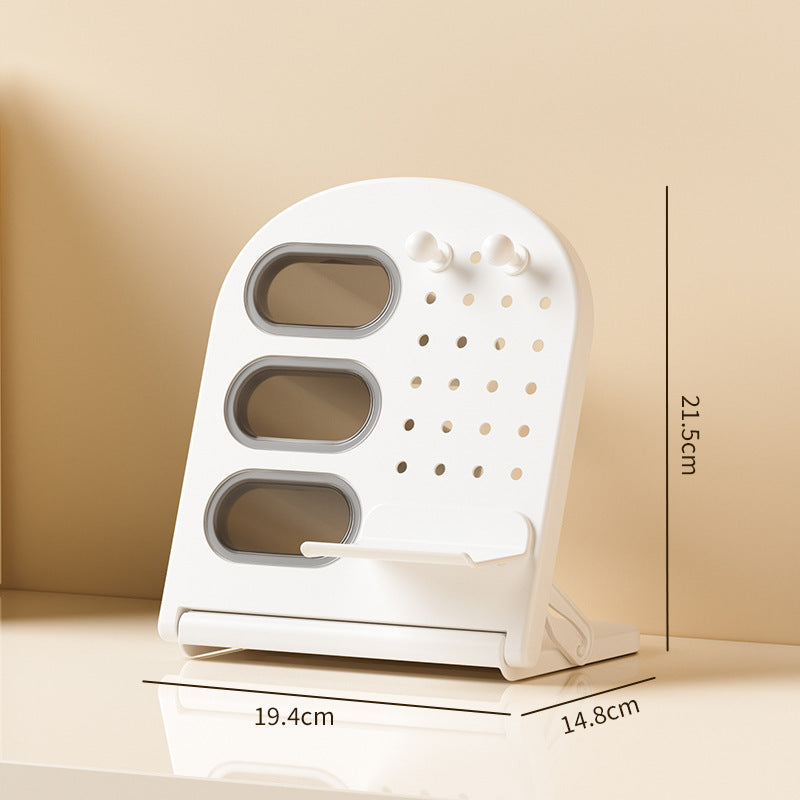 Multi-Functional Desktop Organizer with Adjustable Slots Bowlift