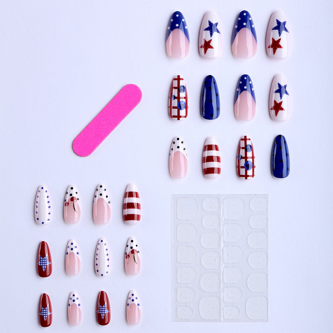 Artificial nails with unique graphic designs Bowlift