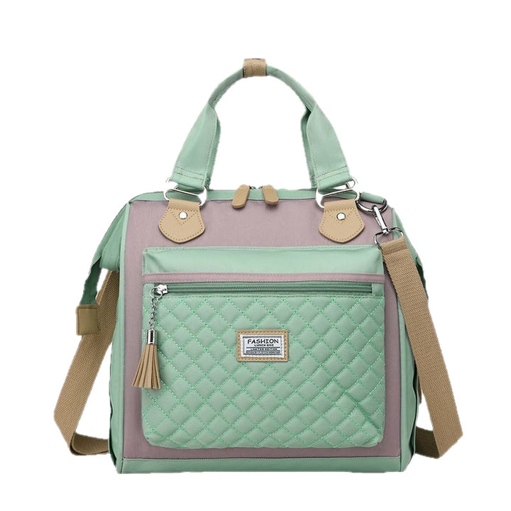 Structured Quilted Satchel Bag Bowlift