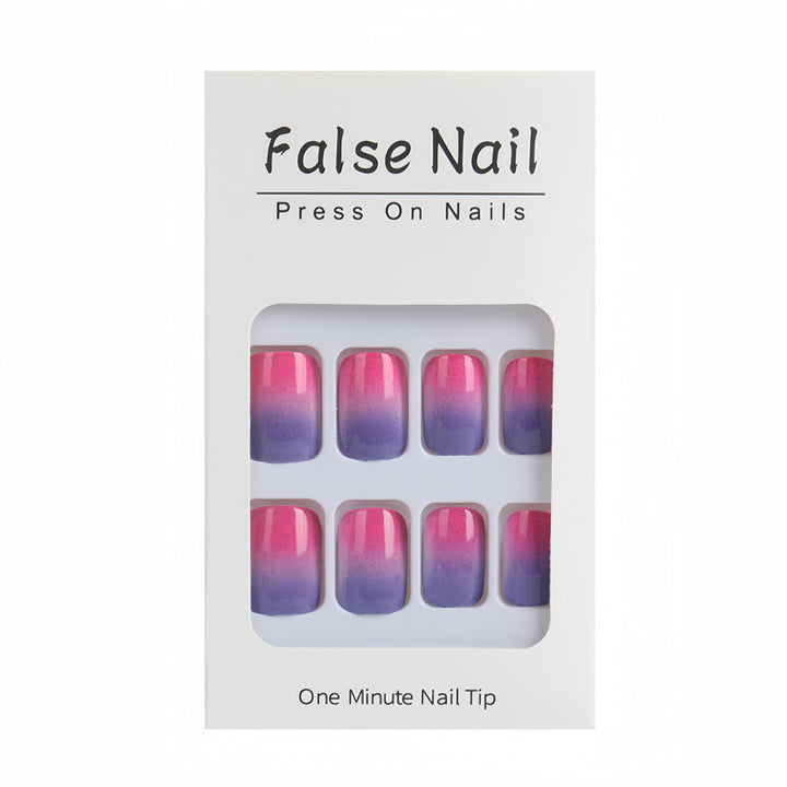 Trendy ombre design artificial nails Bowlift