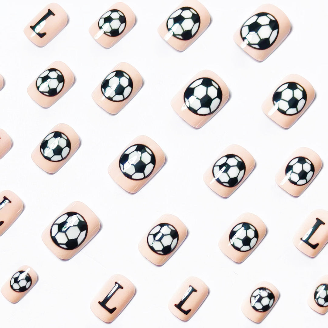 Sporty Themed Nail Art Design Bowlift