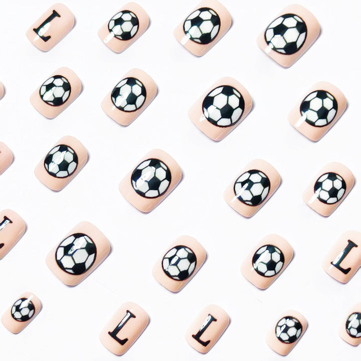 Sporty Themed Nail Art Design Bowlift