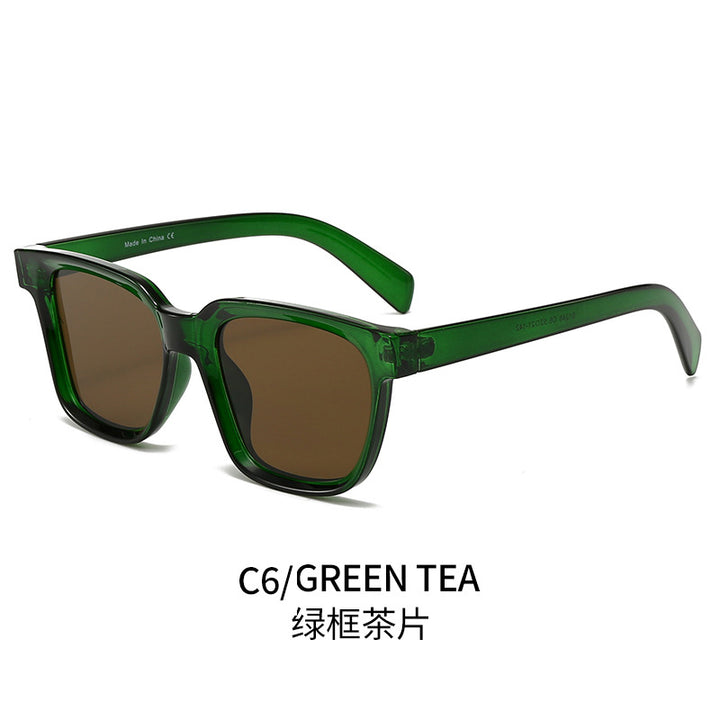 Women's elegant square sunglasses with UV protection and sturdy frame Bowlift