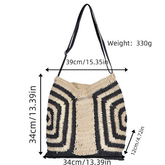 Practical Shopper Bag Made of Natural Material with Graphic Design Bowlift