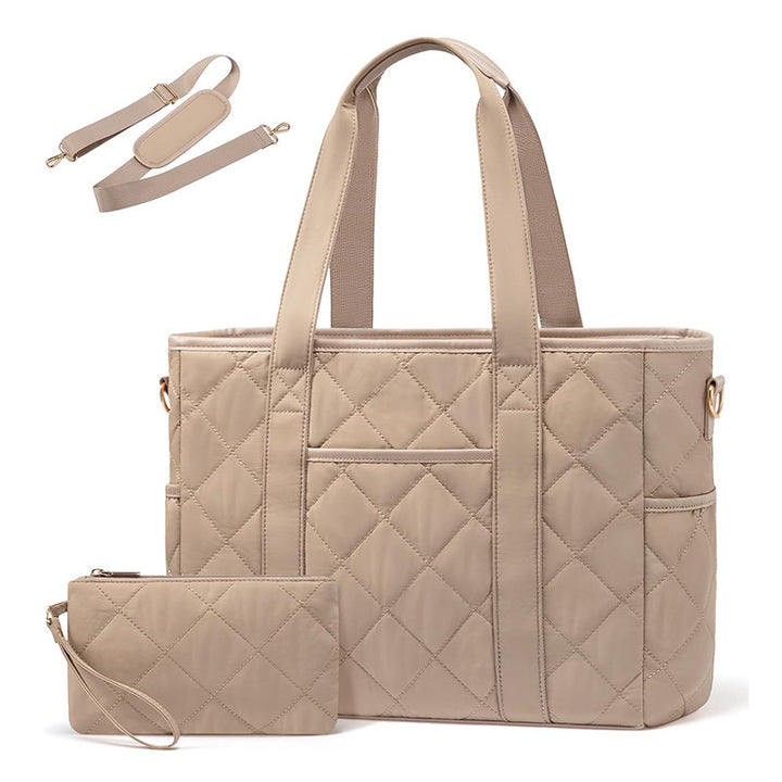 Elegant and roomy shoulder bag with structured quilting Bowlift