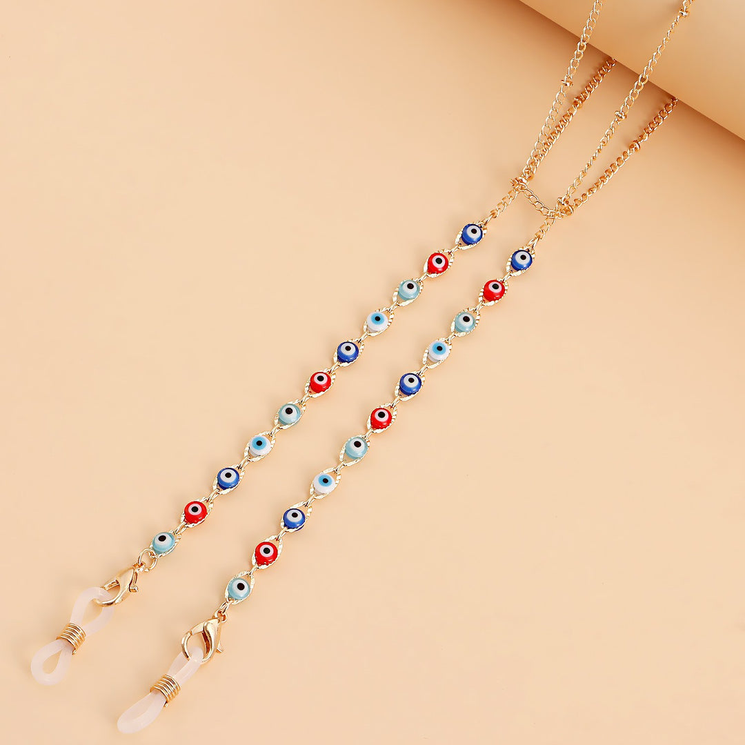 Stylish Sunglasses with Decorative Chain Bowlift