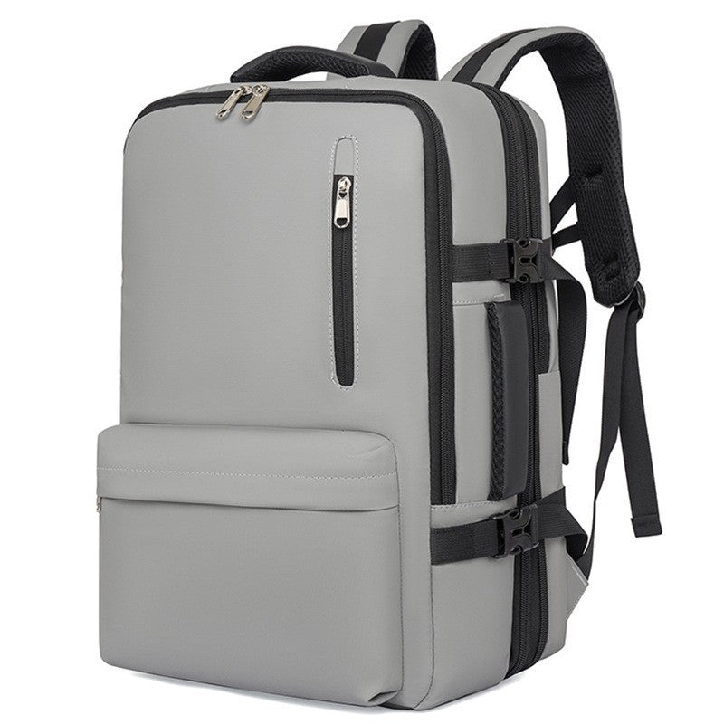 Backpack with 180-degree opening and expandable storage Bowlift