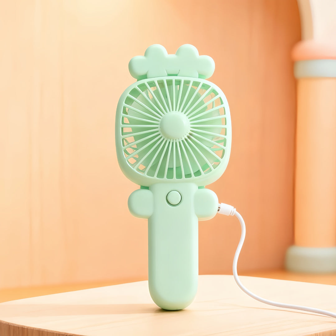 Women's portable mini hand fan in creative design Bowlift