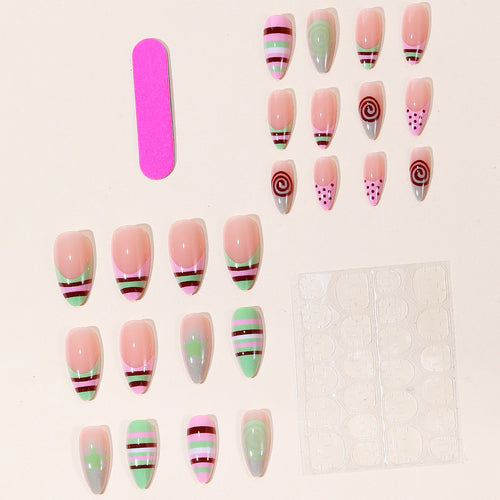Artistic Gel Nail Art Extensions Bowlift