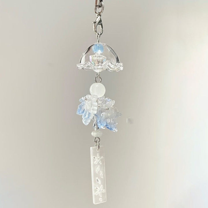 Decorative Floral Charm Keychain Bowlift