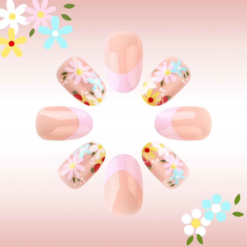 Floral Design Gel Nail Art Set Bowlift