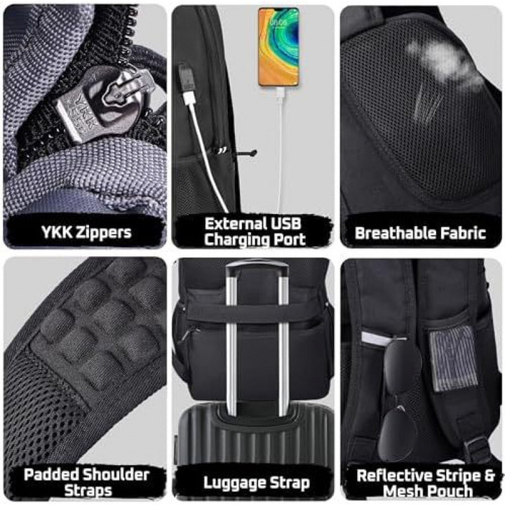 Multifunctional Backpack with Multiple Compartments and Attachment Options Bowlift