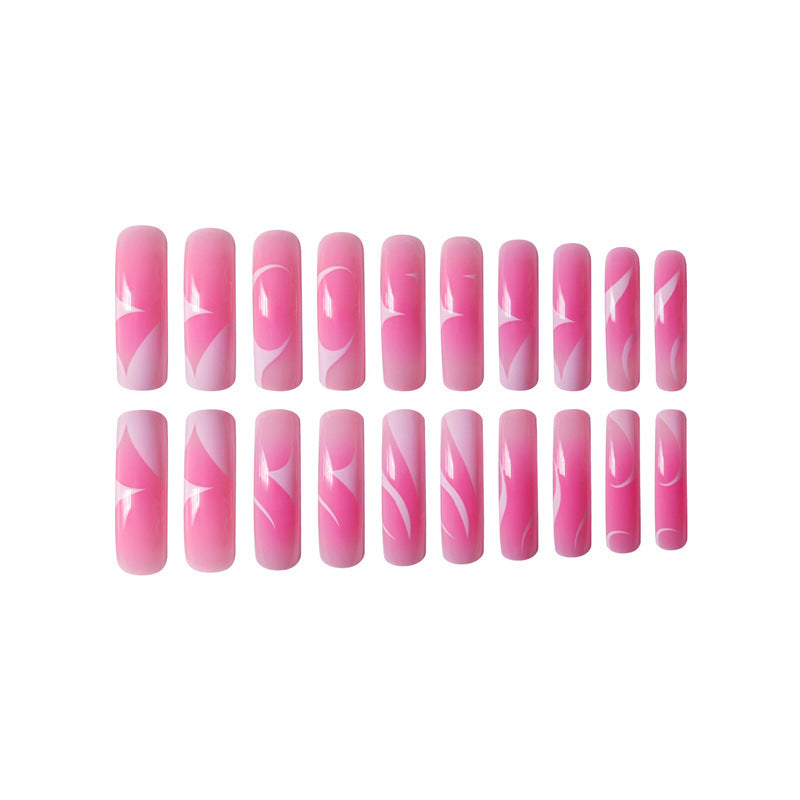 Artistic Long Nail Extensions Bowlift