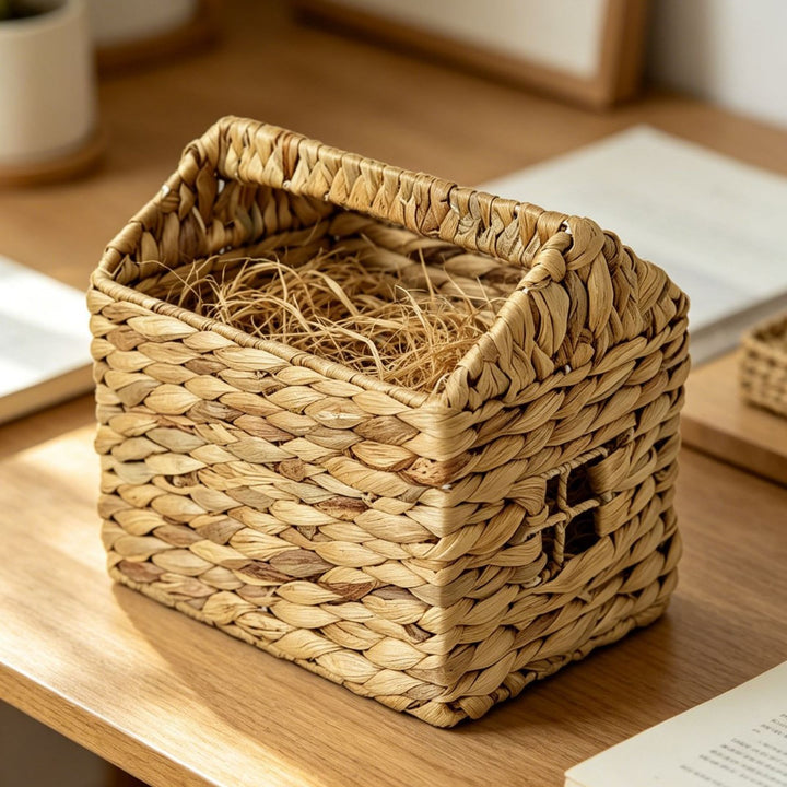 Decorative hand-woven table basket Bowlift
