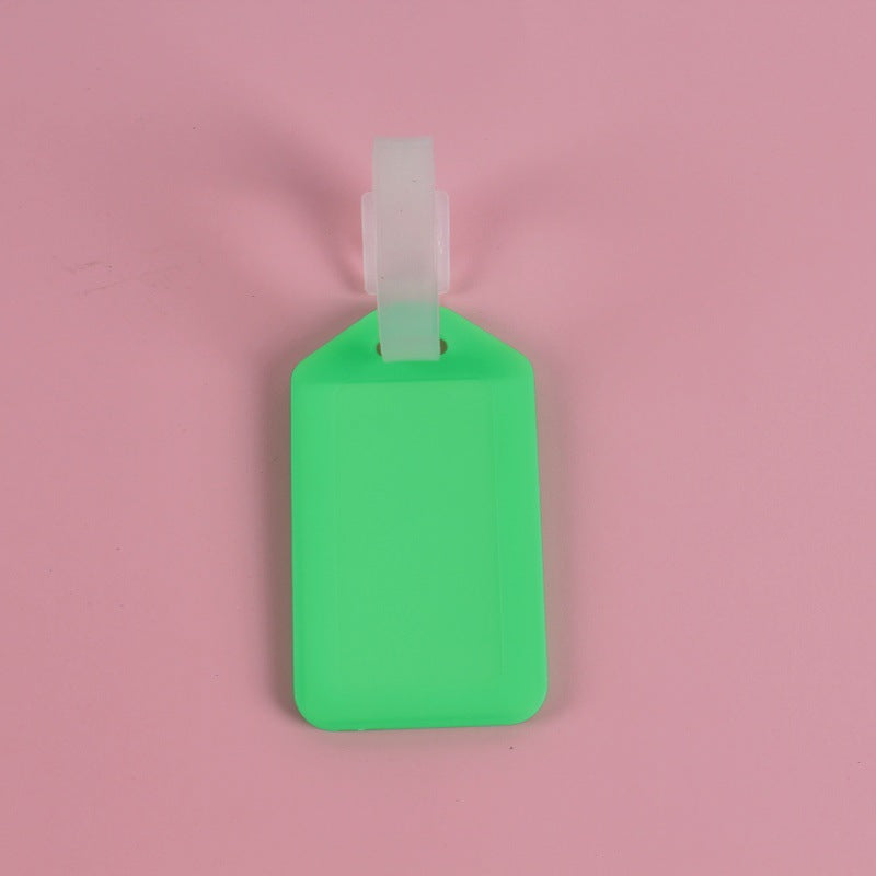 Unisex flexible silicone luggage tag Bowlift