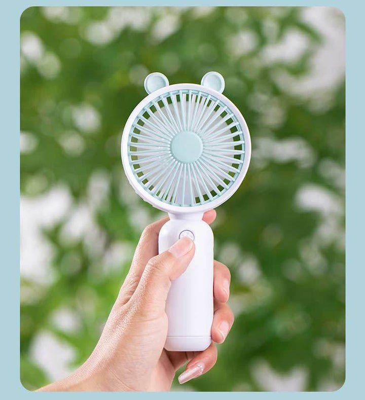 Ladies portable handheld fan in animal design Bowlift