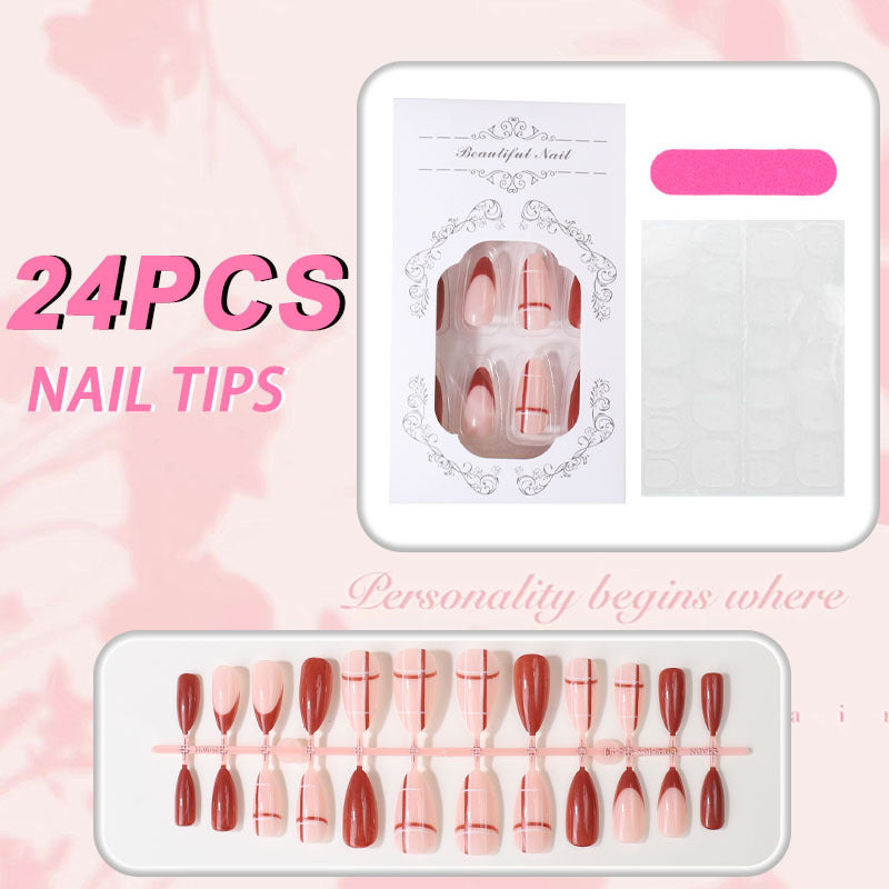 Elegant Glossy Nail Tips Set Bowlift